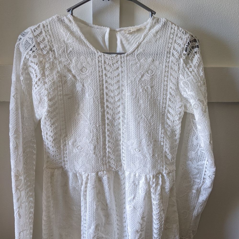 White Lace Dress